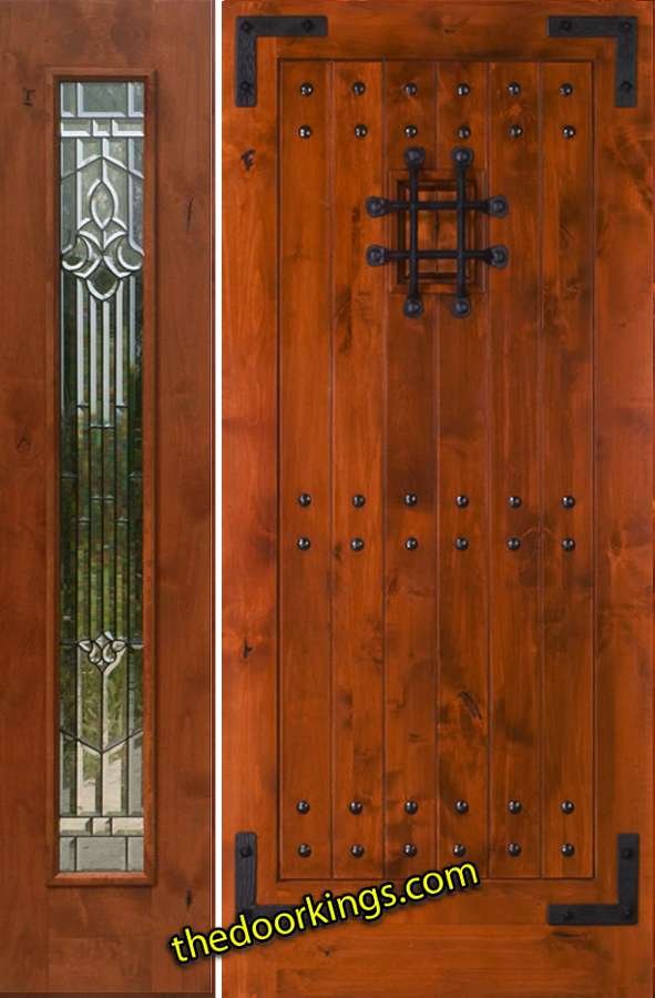 sw70 knotty alder with one mystic sidelite